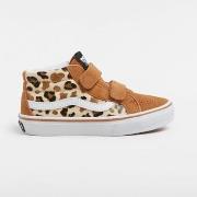 Chaussures de Skate enfant Vans Sk8-mid reissue v leopard glittere