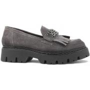 Chaussures Café Noir CAFENOIR Suede Mocassino Donna Asfalto FC6005