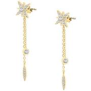 Boucles oreilles Cleor Boucles d'oreilles en argent 925/1000 et zircon