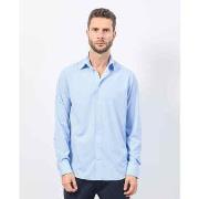 Chemise Bugatti Men's Shirt with Narrow Stripes