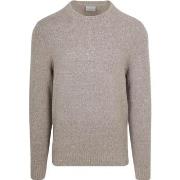 Sweat-shirt Suitable Pull-over Laine Boiled Taupe