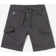 Short enfant Le Temps des Cerises Bermuda moby gris anthracite