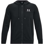 Polaire Under Armour Felpa Essential Fleece Fz Hood Nero