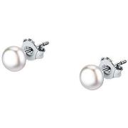 Boucles oreilles Cleor Boucles d'oreilles en argent 925/1000 et perle ...