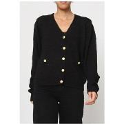 Pull Kebello Pull Cardigan col v Noir F