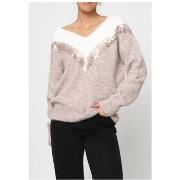 Pull Kebello Pull V Beige F