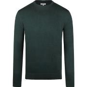 Sweat-shirt Mcgregor Pull Laine Merinos Vert Foncé