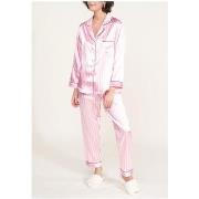 Pyjamas / Chemises de nuit Kebello Pyjama fluide en satin Rose F