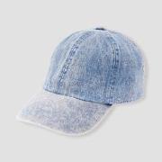 Chapeau Promod Casquette en jean délavé