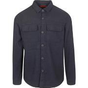 Sweat-shirt Suitable Surchemise August Mix Laine Marine