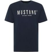 T-shirt Mustang T-shirt coton col rond droit