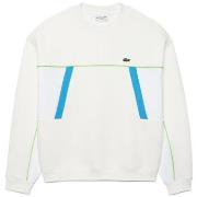 Sweat-shirt Lacoste SWEATSHIRT BLANC LOOSE FIT EN PIQUÉ