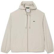 Manteau Lacoste VESTE SPORTSUIT A CAPUCHE AMOVIBLE GRISE