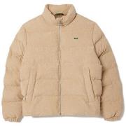 Manteau Lacoste DOUDOUNE MATELASSÉE EN VELOURS BEIGE