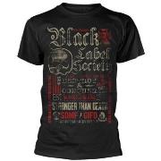 T-shirt Black Label Society Destroy Conquer