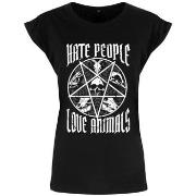 T-shirt Grindstore Hate People Love Animals