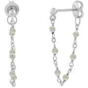 Boucles oreilles Orusbijoux Boucles D'oreilles Argent Rhodié Chaine Et...