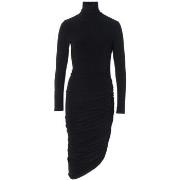 Robe Norma Kamali ROBE À MI-MOLLET NOIR KK3243PLF35001