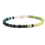 Bracelets Sixtystones Bracelet Perles Heishi Agate Noire-Small-16cm