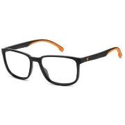 Lunettes de soleil Carrera 8894 Cadres Optiques, Noir / Orange, 55 mm