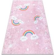 Tapis Rugsx Tapis lavable JUNIOR 51300.802 Arc-en-ciel, nuages 160x220...