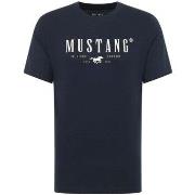 T-shirt Mustang T-shirt coton col rond droit