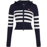 Sweat-shirt Tommy Jeans Tjw Stripe Zip Thru