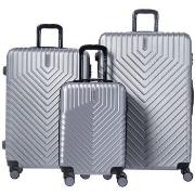 Valise Travel World Set de 3 valises Rigides S/L/XL TMS SILVER