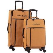 Valise Travel World Set de 2 valises Souple (L-76cm) (S-56cm) BAP DARK...