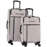 Valise Travel World Set de 2 valises Souples (L-76cm) (S-56cm) BAP IVO...