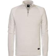 Sweat-shirt Petrol Industries Half Zip Pullover Ecru