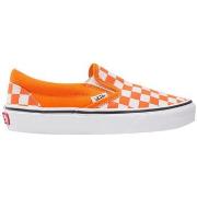 Baskets Vans - Classic Slip-On Damier - orange