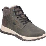 Boots Rieker green casual closed men's boots