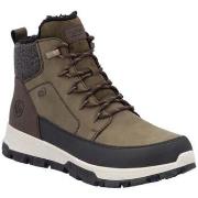 Boots Rieker green combination casual closed men's boots