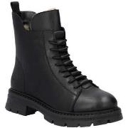 Bottines Rieker black casual closed ladies mid height boots