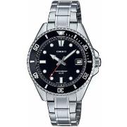 Montre Casio Montre Homme MDV-10D-1A1VEF Noir Argenté