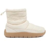 Baskets Lacoste BOTTES BEIGES SERVE SLIPPER MID FEMME