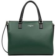 Sac à main LANCASTER Sac a main Ref 38650 Vert Fonce Noir 31*24*14 cm