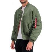 Veste Alpha Bomber rversible Ma-1 Heritage Vert Sauge