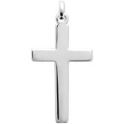 Pendentifs Brillaxis Pendentif croix argent rhodié