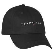 Casquette Tommy Jeans CASQUETTE TJW LINEAR LOGO 6 PA - Noir - Unique