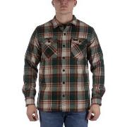 Chemise Superdry Camicia Super Dry Vintage Miller Wool Verde