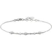 Bracelets Agatha Ruiz de la Prada Bracelet Beloved argent rangée de fl...