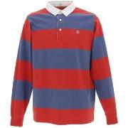 Polo Serge Blanco Polo jersey raye cobalt ml