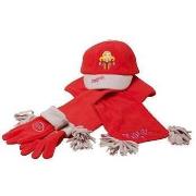 Casquette Ney Set Bonnet écharpe gants Bratz rouge