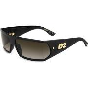 Lunettes de soleil Dsquared D2 0140/S Lunettes de soleil, Noir/Gris, 7...