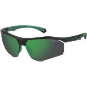 Lunettes de soleil Polaroid PLD 7055/S Lunettes de soleil, Noir/Vert, ...