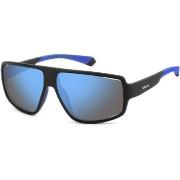 Lunettes de soleil Polaroid PLD 7054/S Lunettes de soleil, Noir/Bleu, ...