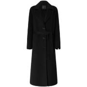 Blouson Pinko Long manteau rose noir