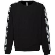 Sweat-shirt Moschino Sweat-shirt noir rayures logées